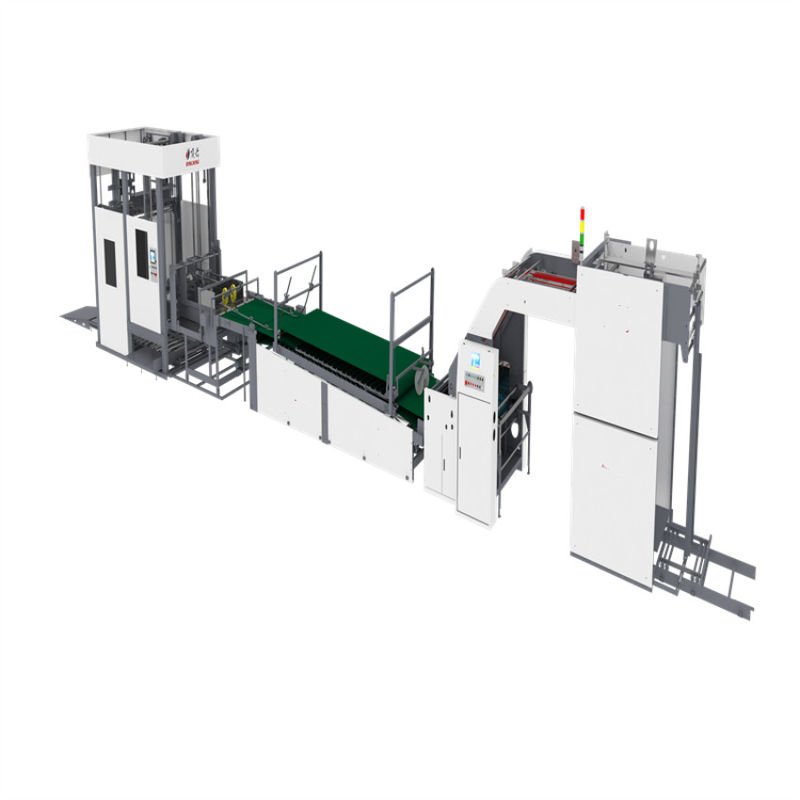 Laminatore ad alta velocità Laminatore a flauto ad alta velocità Materiale a membrana di carta per i processi di laminazione del cartone ondulato