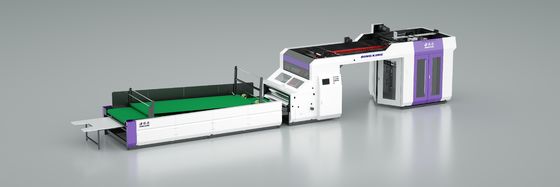 Spessore di laminazione da 1 a 10 mm Laminatore di fogli a flauto veloce con alimentatore di bordo di punta opzionale che fornisce la manipolazione del foglio